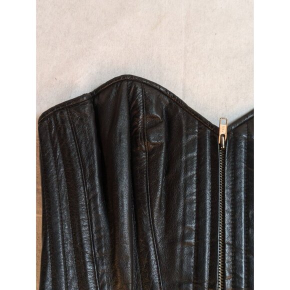 Northbound Leather Sweetheart Corset Zip Lace Up/zipper Womens 24 (6284) - Picture 14 of 16